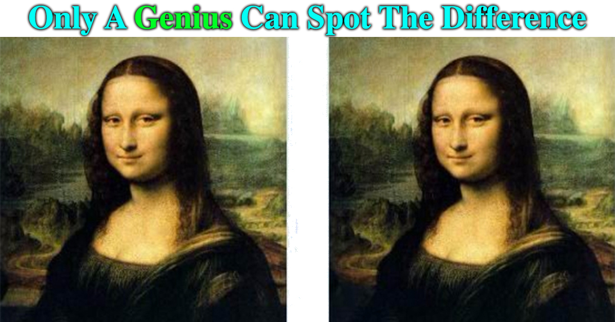 Портрет Мона Лизы золотые треугольники. Only difference