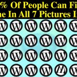 Only 3% Of People Can Find The Odd One In All 7 Pictures In 30sec!