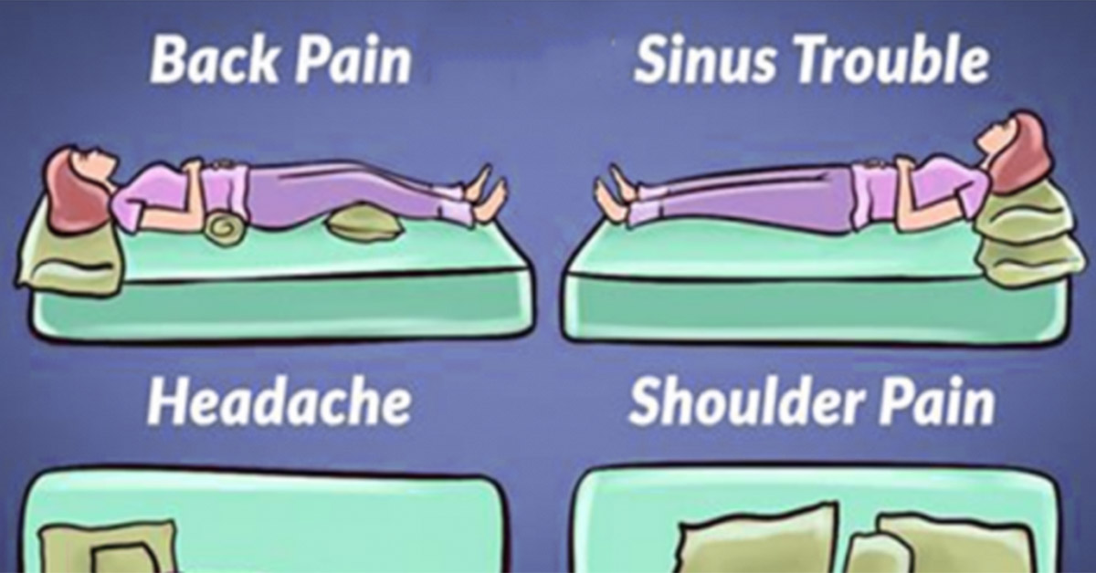pillow position for upper back pain