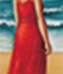 Woman in Red Dress