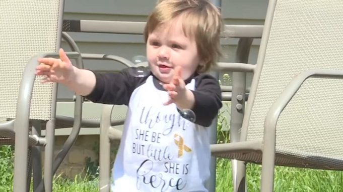 Let's Cheer For This Brave Toddler Who Is Celebrating After Beating ...