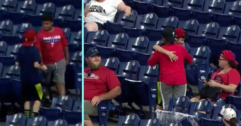 Child Races To Get The Foul Ball, Then Turns Around And Kindly Gives It ...