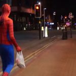Kind Anonymous Spider-Man Feeds The Homeless At Night, Showing Us That Everyone Can Be A Hero 3