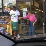 Kind Student Saw An 81-Yr-Old Woman Struggling To Enter A Store, So He Came To Help And Even Shopped With And Walked Her Back To Her Car 1