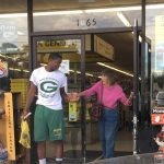 Kind Student Saw An 81-Yr-Old Woman Struggling To Enter A Store, So He Came To Help And Even Shopped With And Walked Her Back To Her Car 2