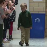 6-Yr-Old Boy’s Entire School Applauds Him Upon Returning To School After Beating Cancer