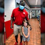 Kind Cashier Leaves Register To Put Bandaid On Little Girl Who Scraped Her Knee And Cheered Her Up