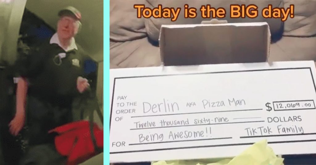 Struggling 89-Yr-Old Pizza Delivery Man Surprised By Strangers With A ...