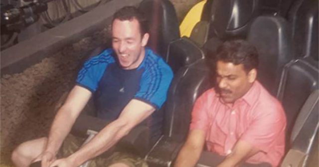 Kind Man Brings His Taxi Driver To Theme Park After Finding Out He'd