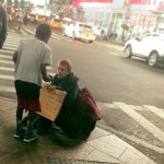 Kind Young Man Saved Half Of His Dinner At Restaurant To Give To Homeless Person Sitting Outside