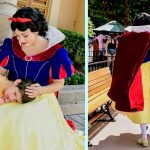 Kind Snow White Noticed Nonverbal Boy With Autism Crying; Gave Him A Hug And Walked With Him Around Epcot