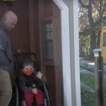 Kind Students Built Bus Stop Shelter To Protect 5-Yr-Old Boy In Wheelchair From The Rain And Wind 5